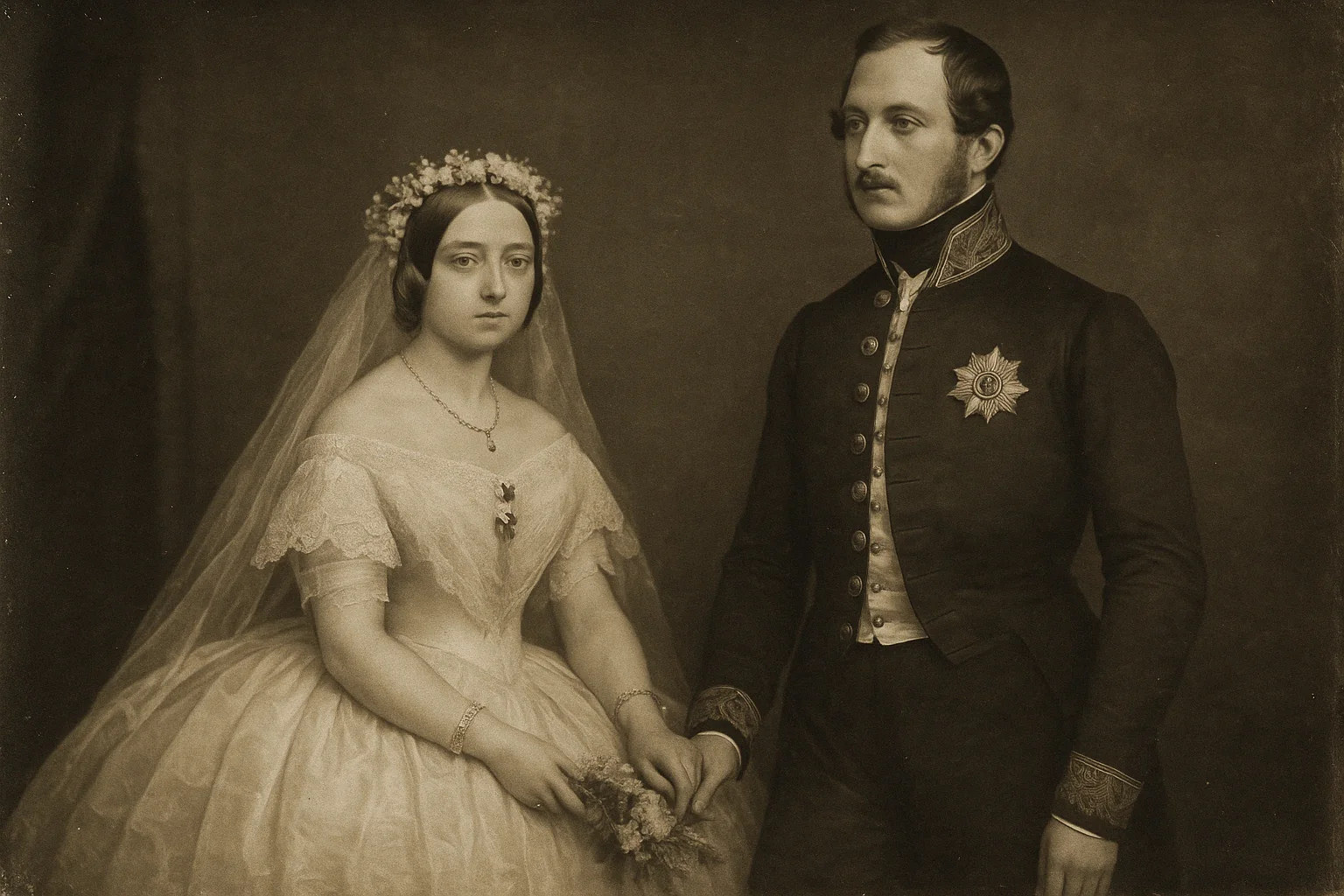 The First Wedding Photographs Ever Taken: Where It All Began, A Royal Beginning The earliest known photograph of a wedding couple dates to 1840