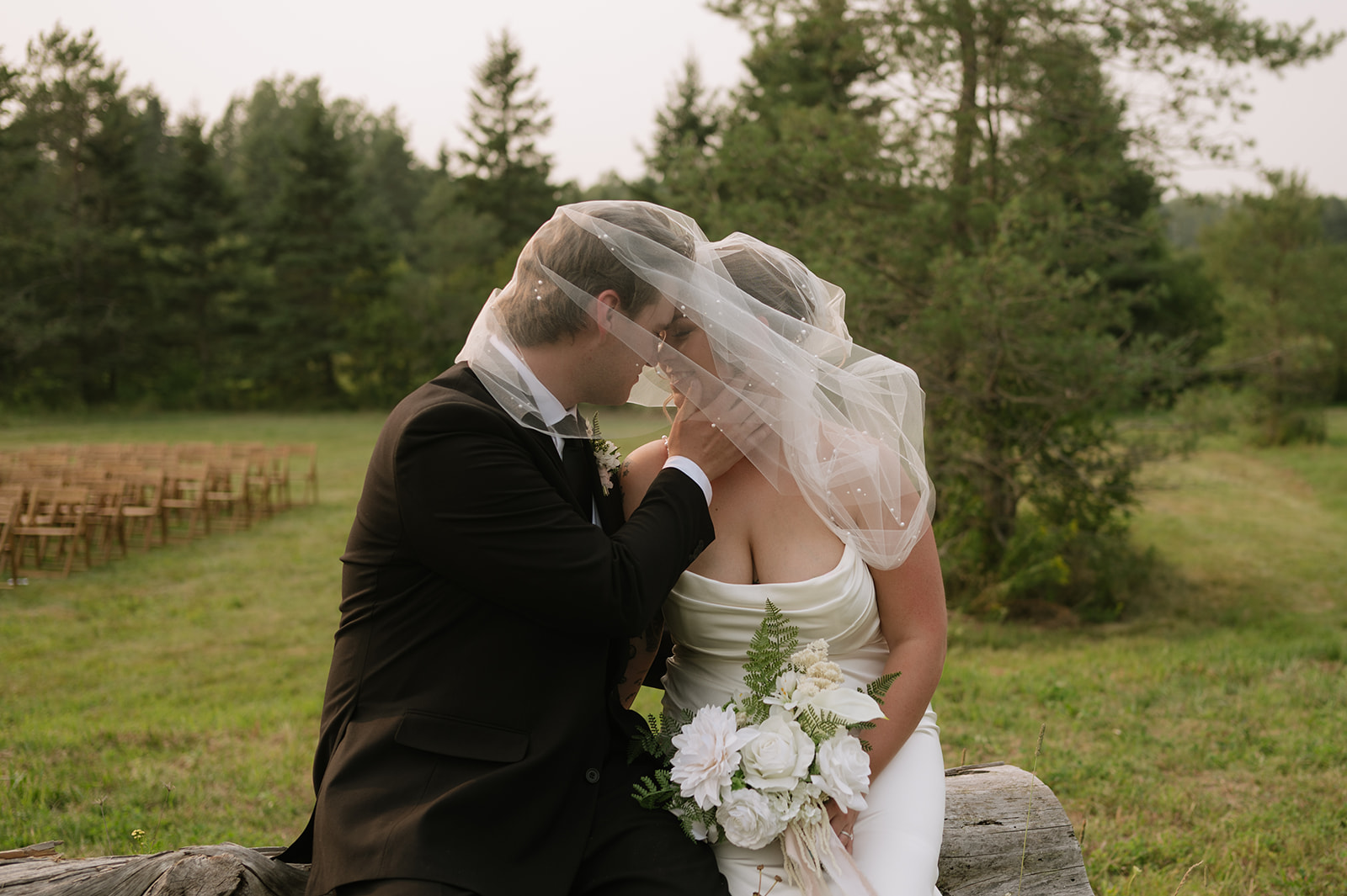 Featured Wedding: Bailley & Quinn's Luxury Summer Wedding at The Cidery at 51 Acres