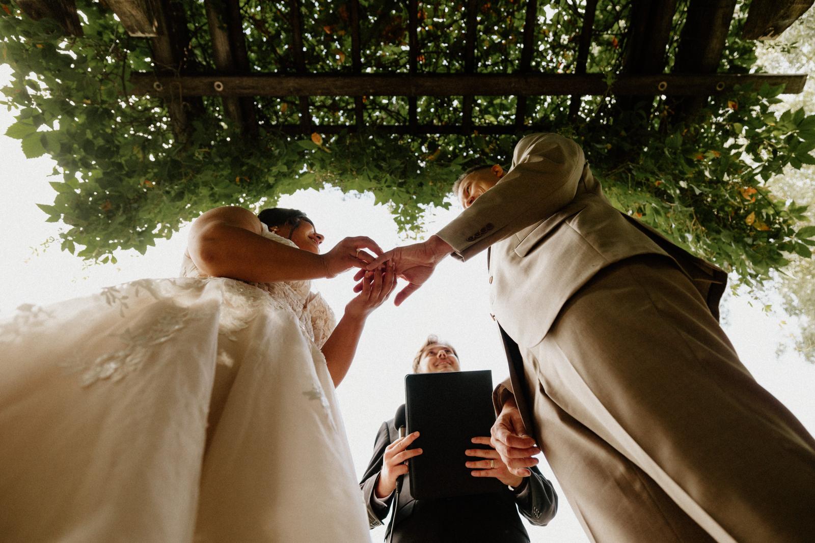 Low Angle of a Ring Exchange