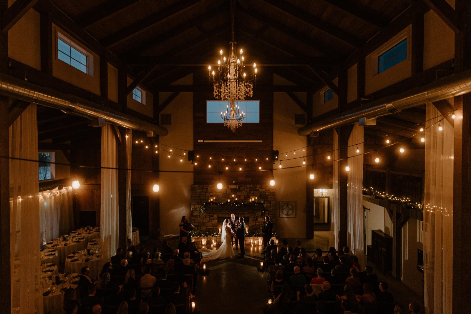 Moody Indoor Ceremony