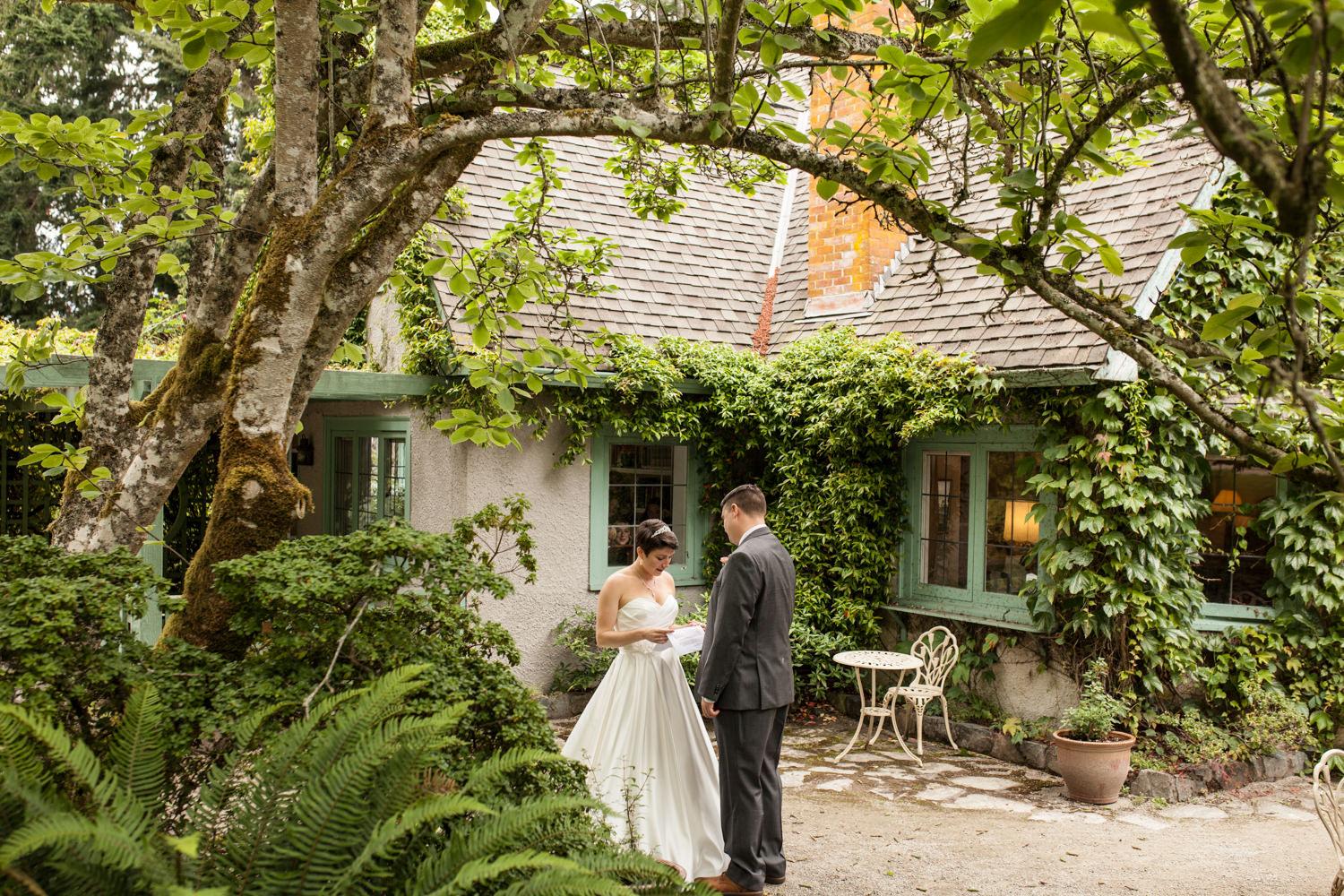 Milner Gardens Wedding Venue, Qualicum Beach, BC