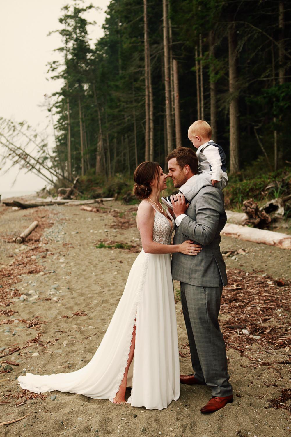 Rathtrevor Beach Provincial Park Wedding, Parksville, BC