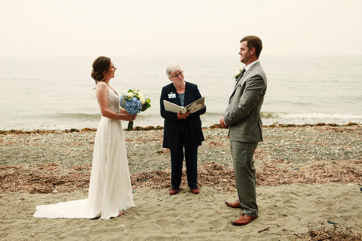 Rathtrevor Beach Provincial Park Wedding, Parksville, BC