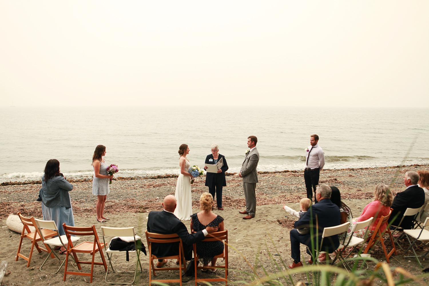 Rathtrevor Beach Provincial Park Wedding, Parksville, BC