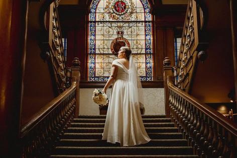 Manitoba Club Wedding, Black & Gold Photography