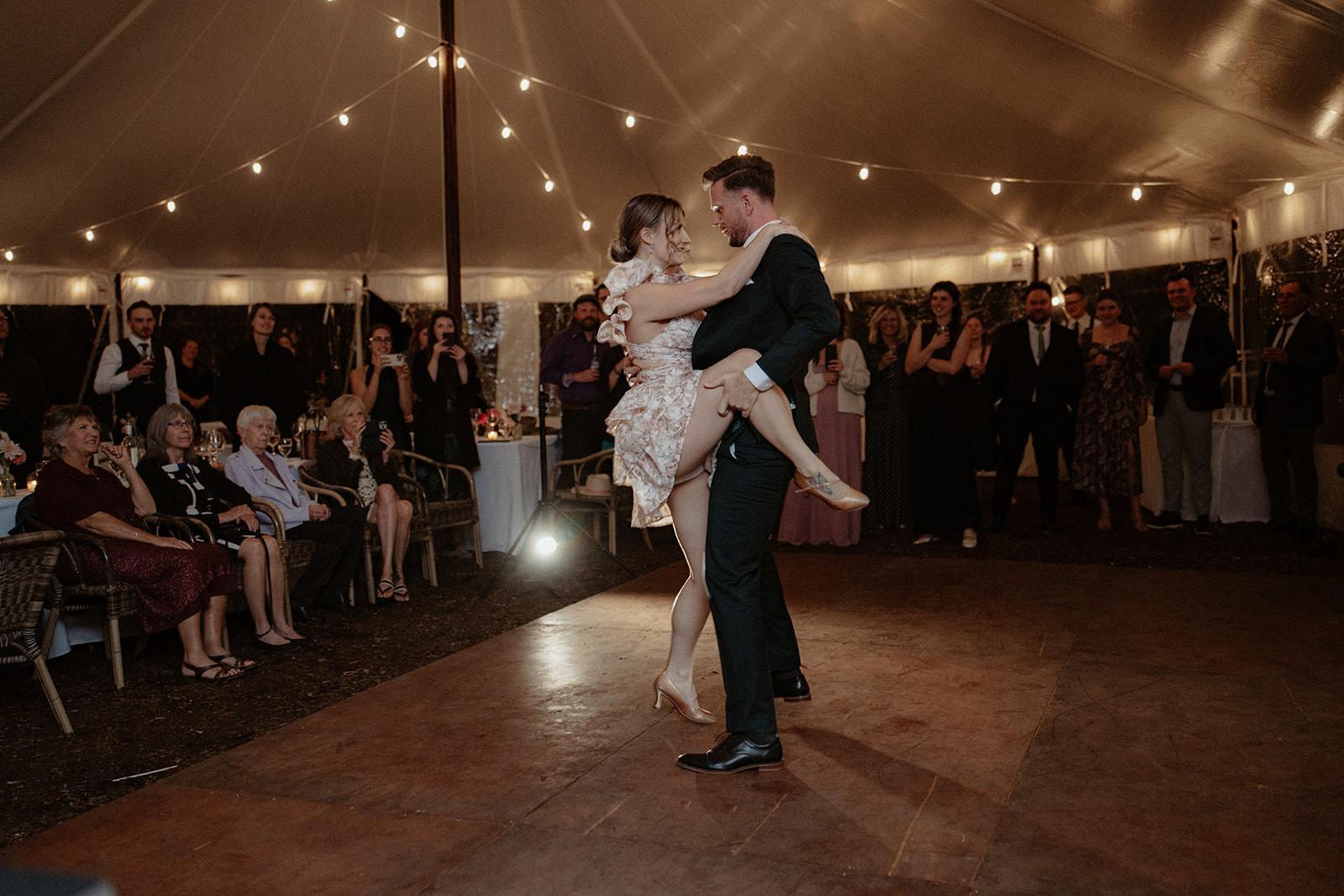 Amanda & Andrew at Linden Gardens, Kaleden BC - Kayla Bowie Creative