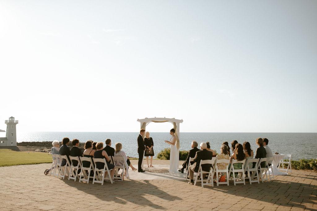 Wedding Ceremony on the waterfront Fox Harb’r Resort – Fox Harbour, NS