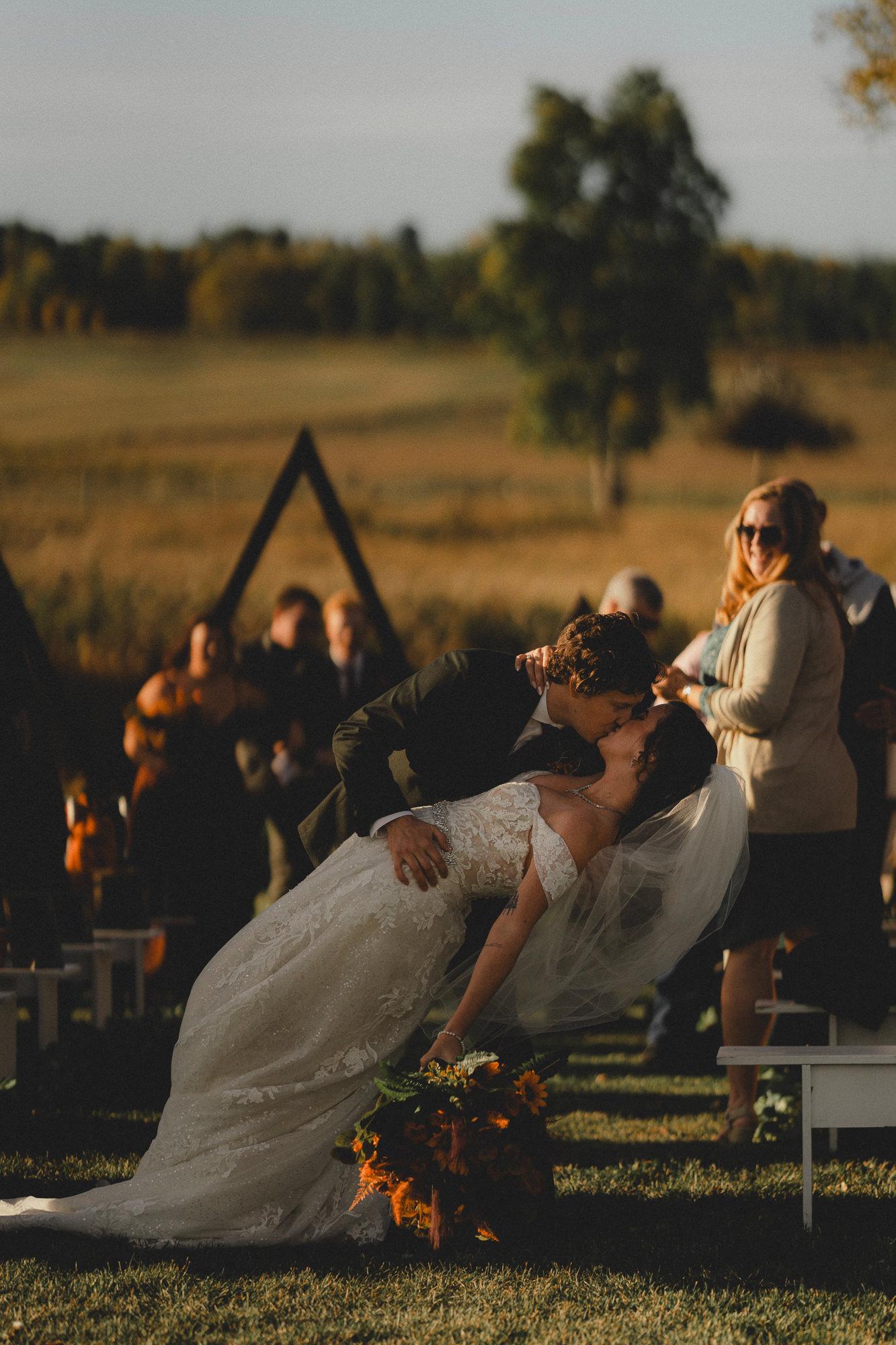 Wedding at Diamond in the Rough, Alberta