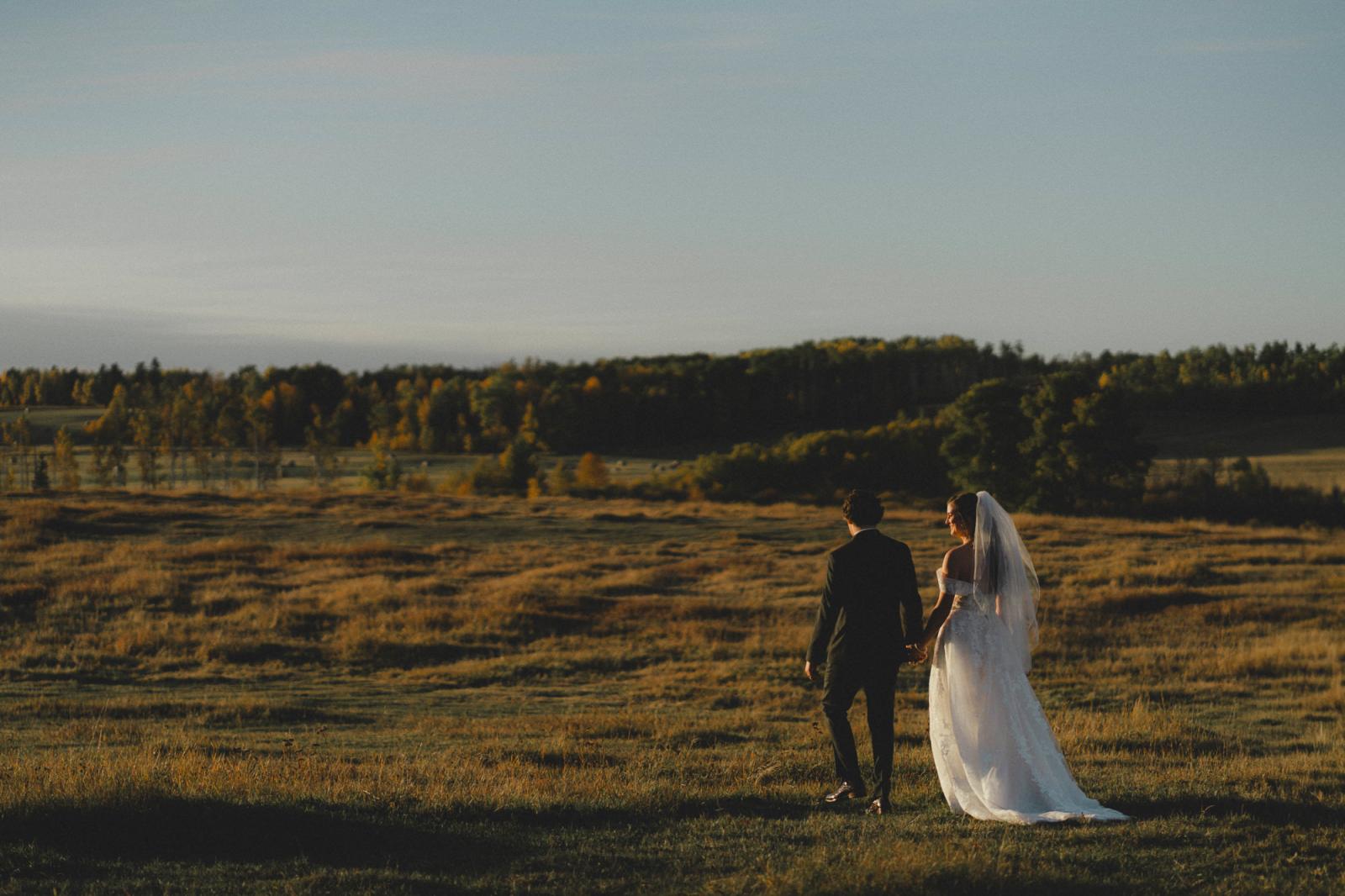 Wedding at Diamond in the Rough, Alberta