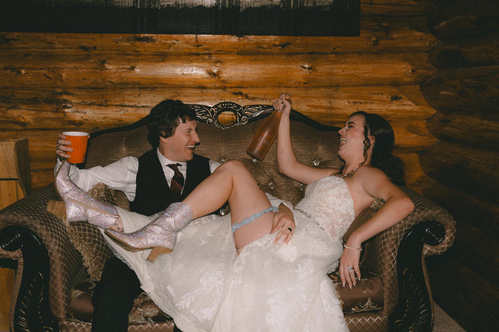 Wedding at Diamond in the Rough, Alberta