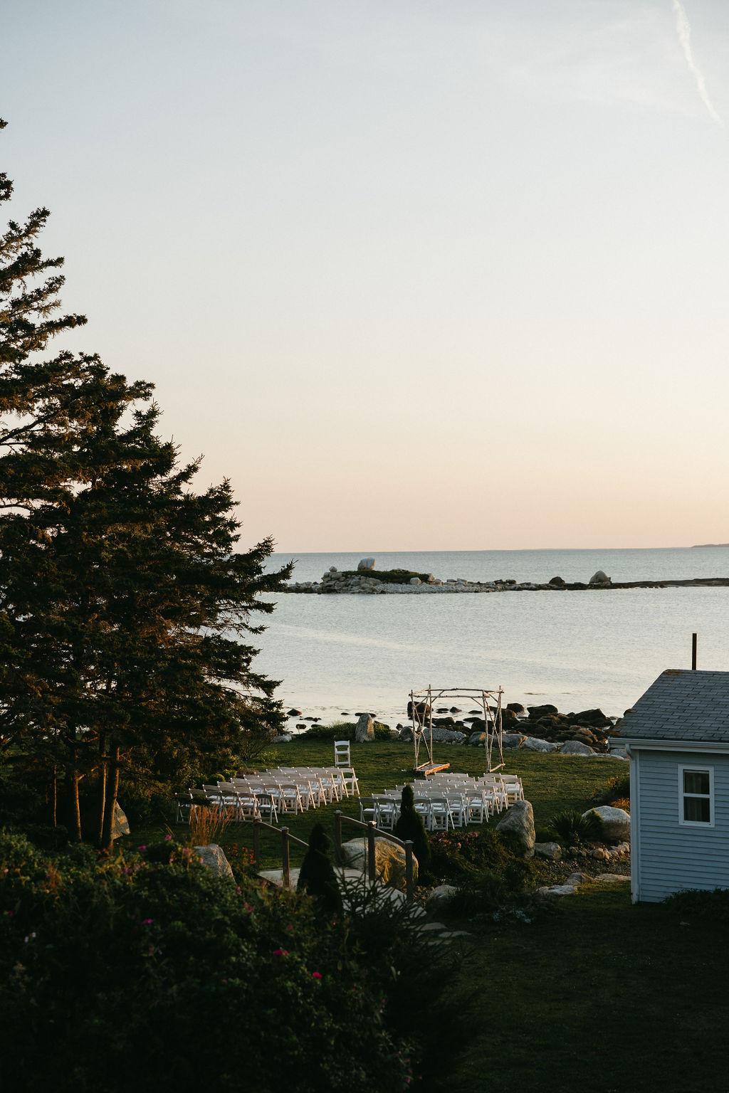 Ceremony space at OceanStone Resort