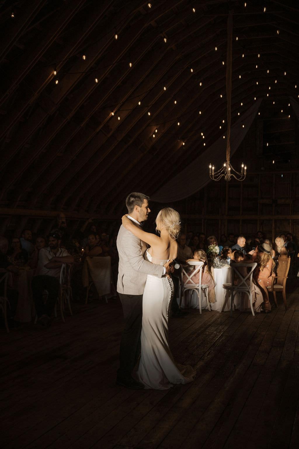 Wedding reception at Clover Barn in East Stewiacke, NS