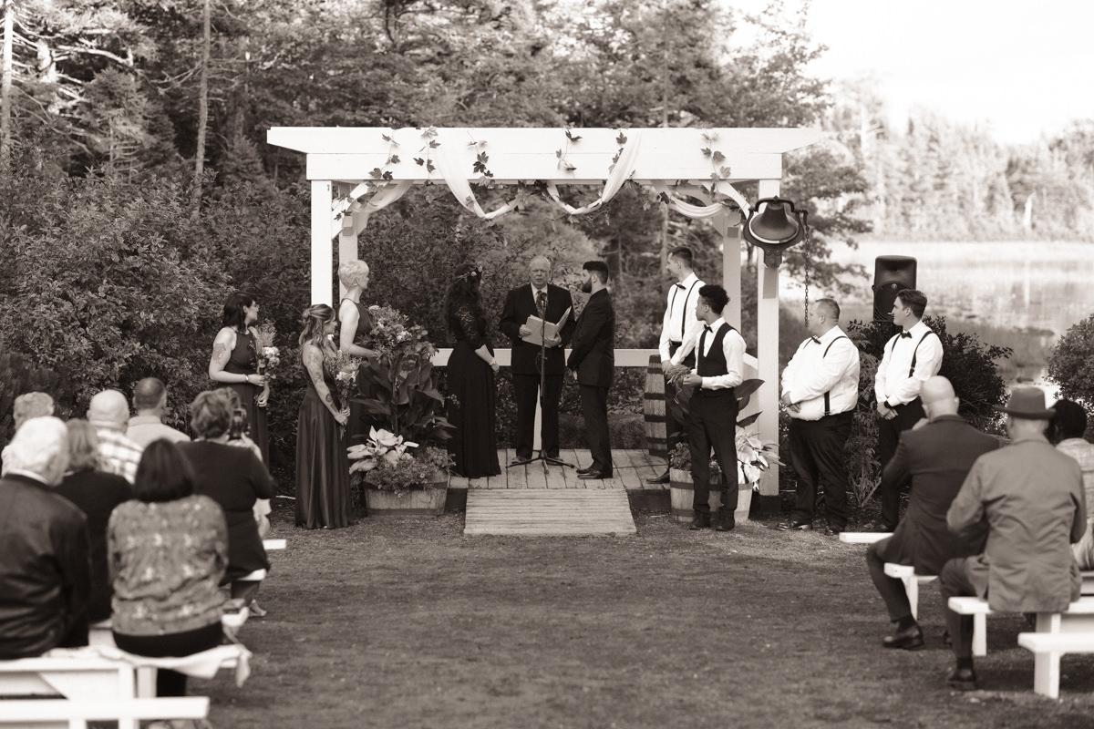 Wedding Ceremony at Hatfield Farm – Hammonds Plains