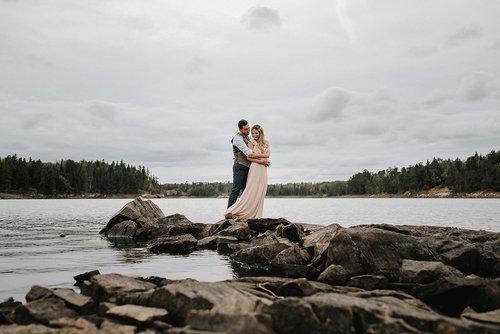 Wedding Portrait, Lake of the Woods, Ontario