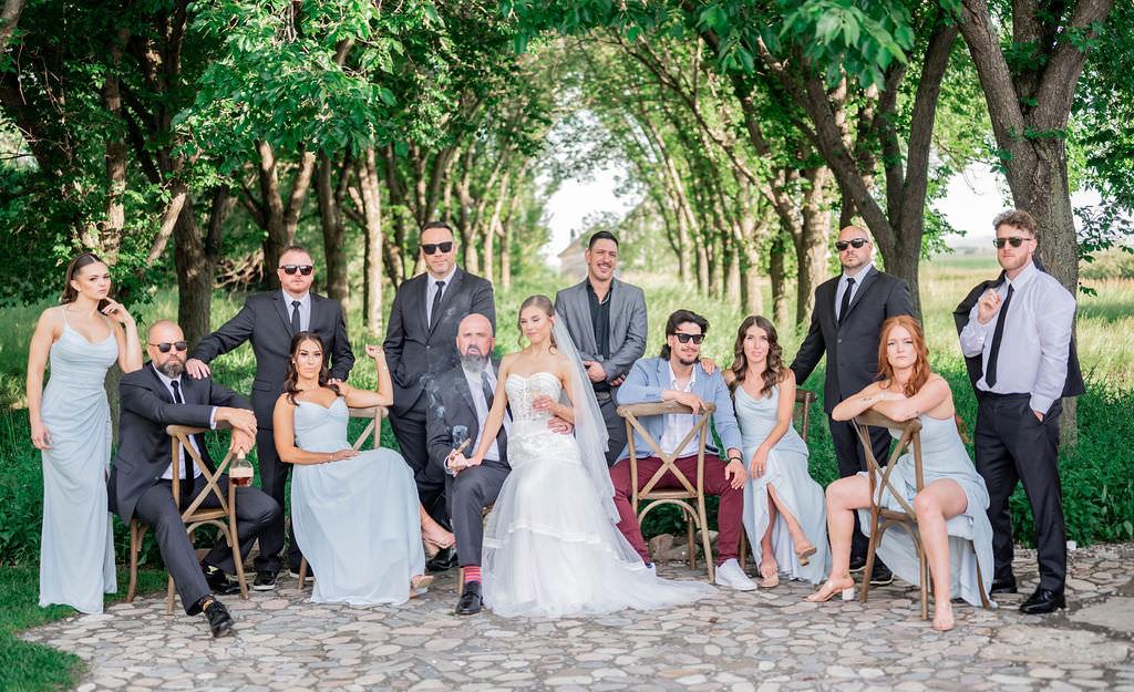 Featured Wedding: Cassandra & Cory’s Elegant Wildflower Wedding at The Coutts Centre