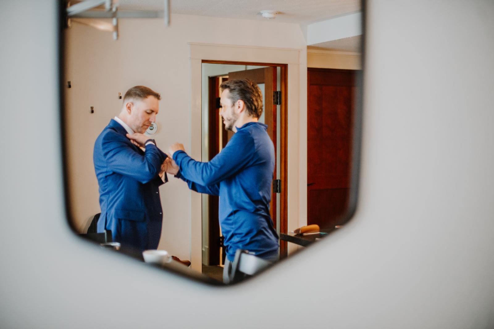 Morning details from an intimate wedding at Tunnel Mountain, Canmore by JRush Photography