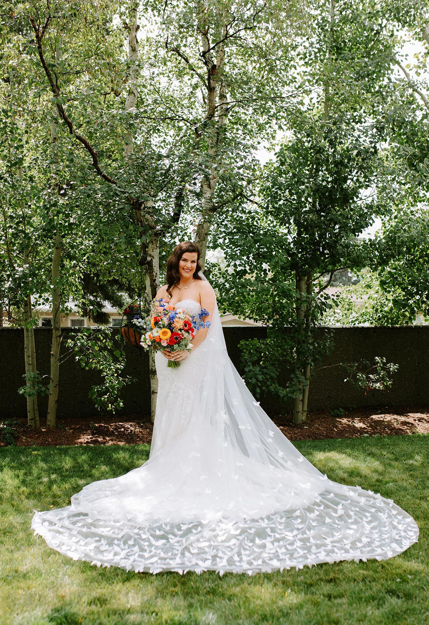 Kendra & Steven’s Colourful Summer Wedding at The Gathered in Alberta by Meaghan Baxter
