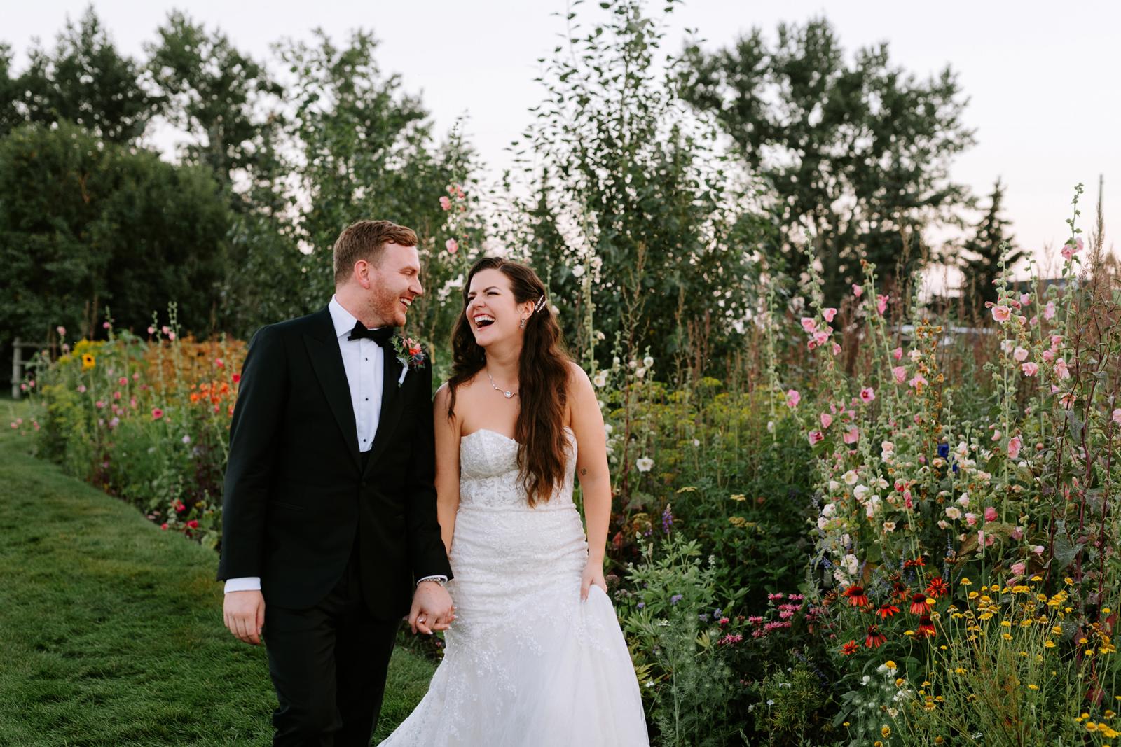 Kendra & Steven’s Colourful Summer Wedding at The Gathered in Alberta by Meaghan Baxter
