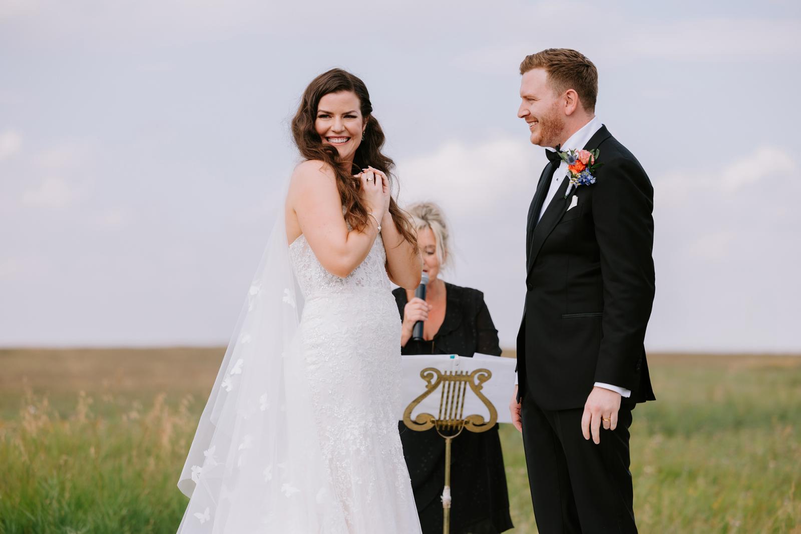 Kendra & Steven’s Colourful Summer Wedding at The Gathered in Alberta by Meaghan Baxter