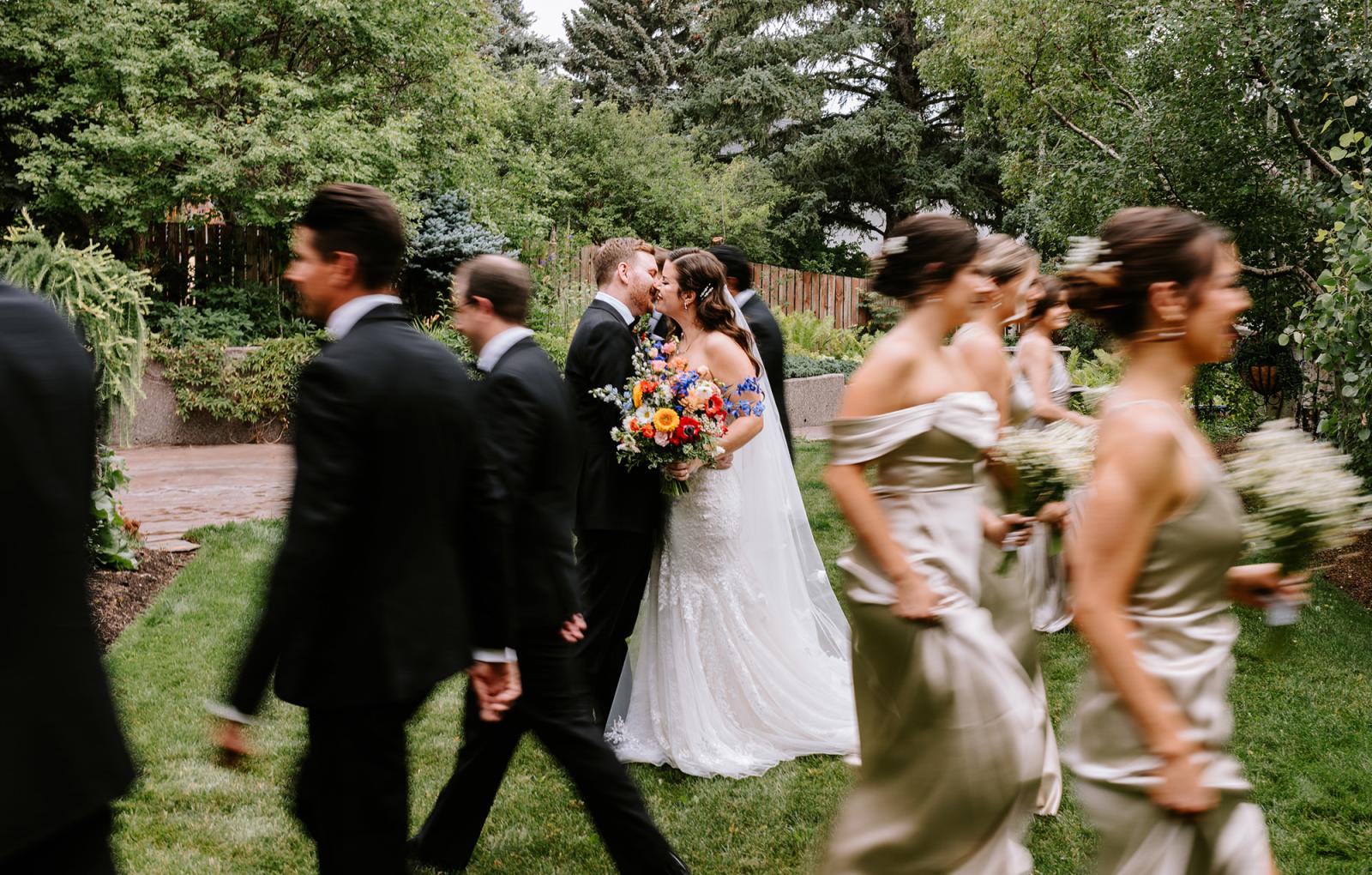 Kendra & Steven’s Colourful Summer Wedding at The Gathered in Alberta by Meaghan Baxter