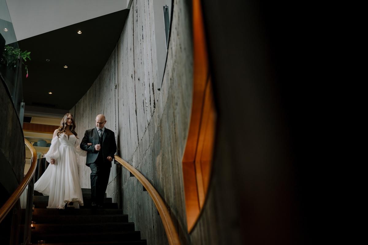 Featured Wedding: Into the Rain — Aly & Chris's Wild West Coast Wedding at Black Rock Resort