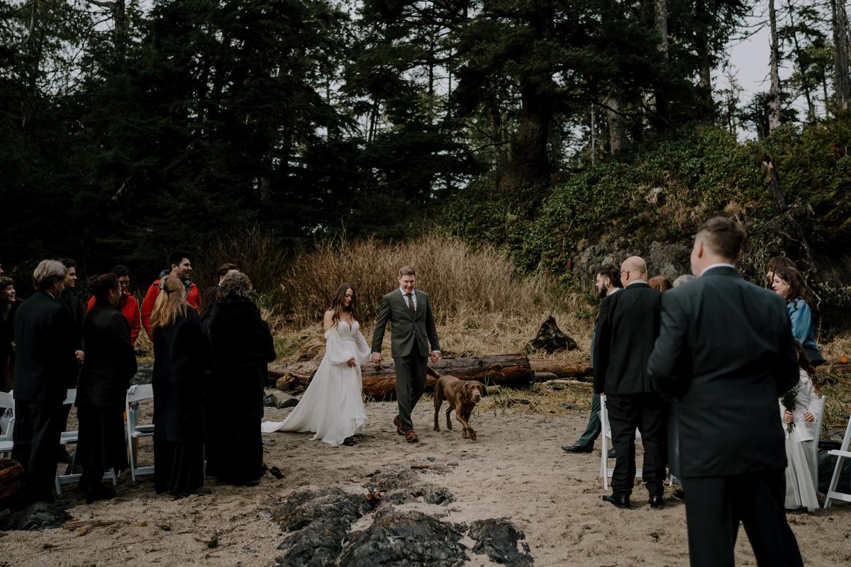 Featured Wedding: Into the Rain — Aly & Chris's Wild West Coast Wedding at Black Rock Resort