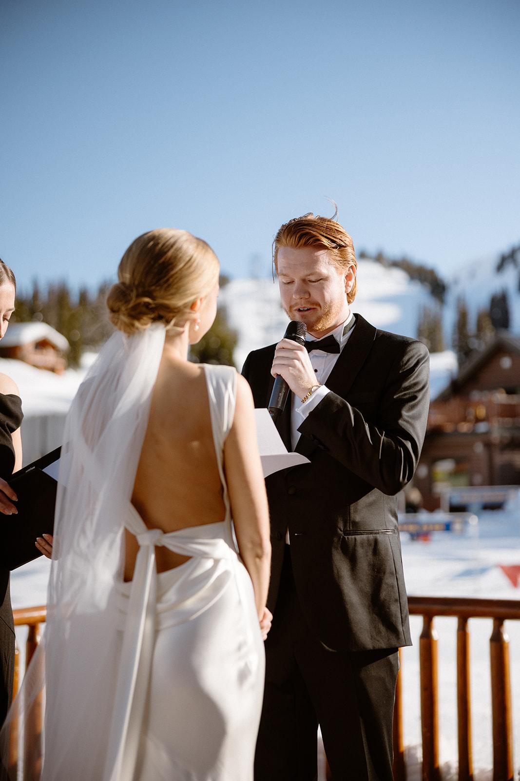 Featured Wedding: Heather & Sean's Ski Elopement at Banff Sunshine Village
