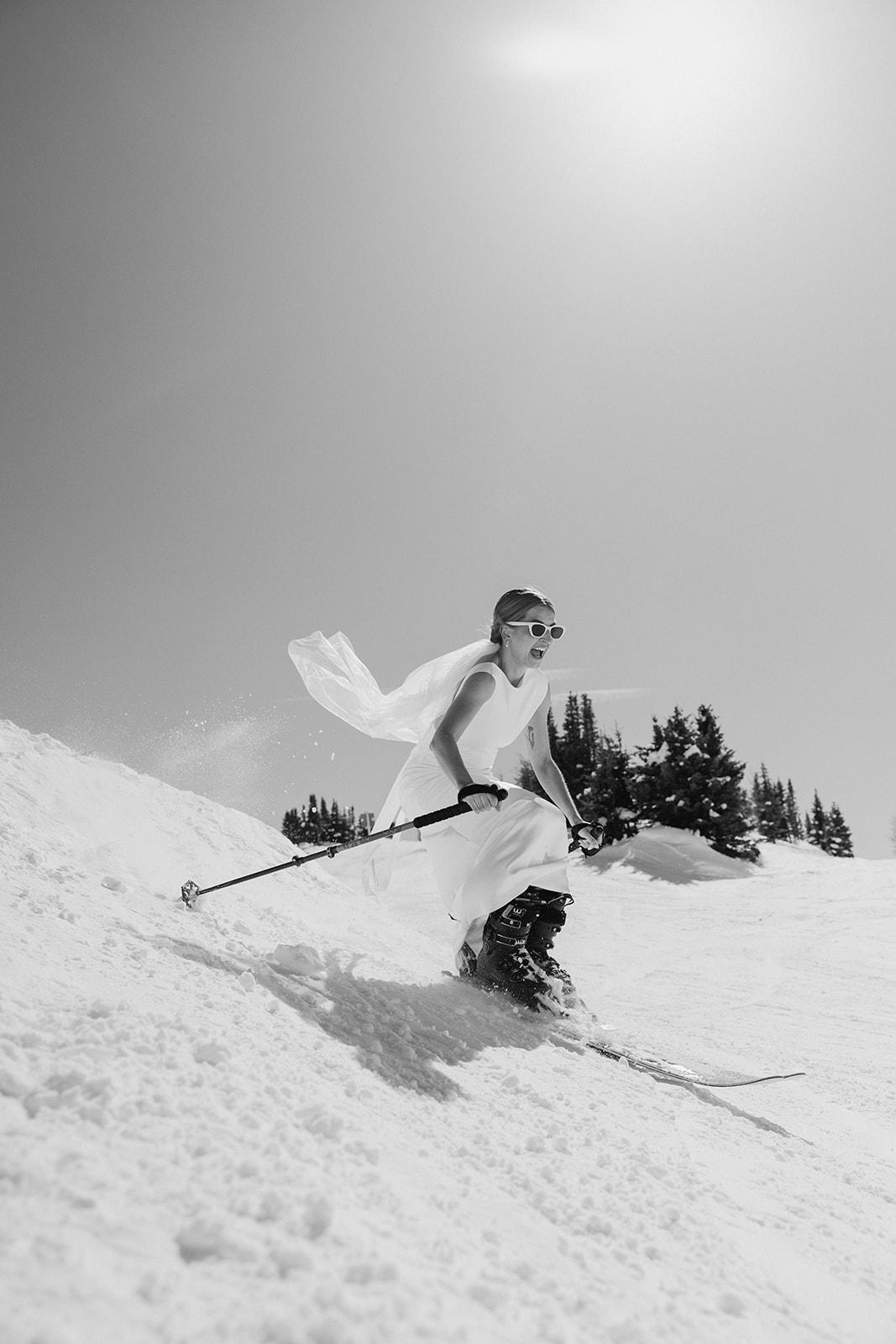 Featured Wedding: Heather & Sean's Ski Elopement at Banff Sunshine Village