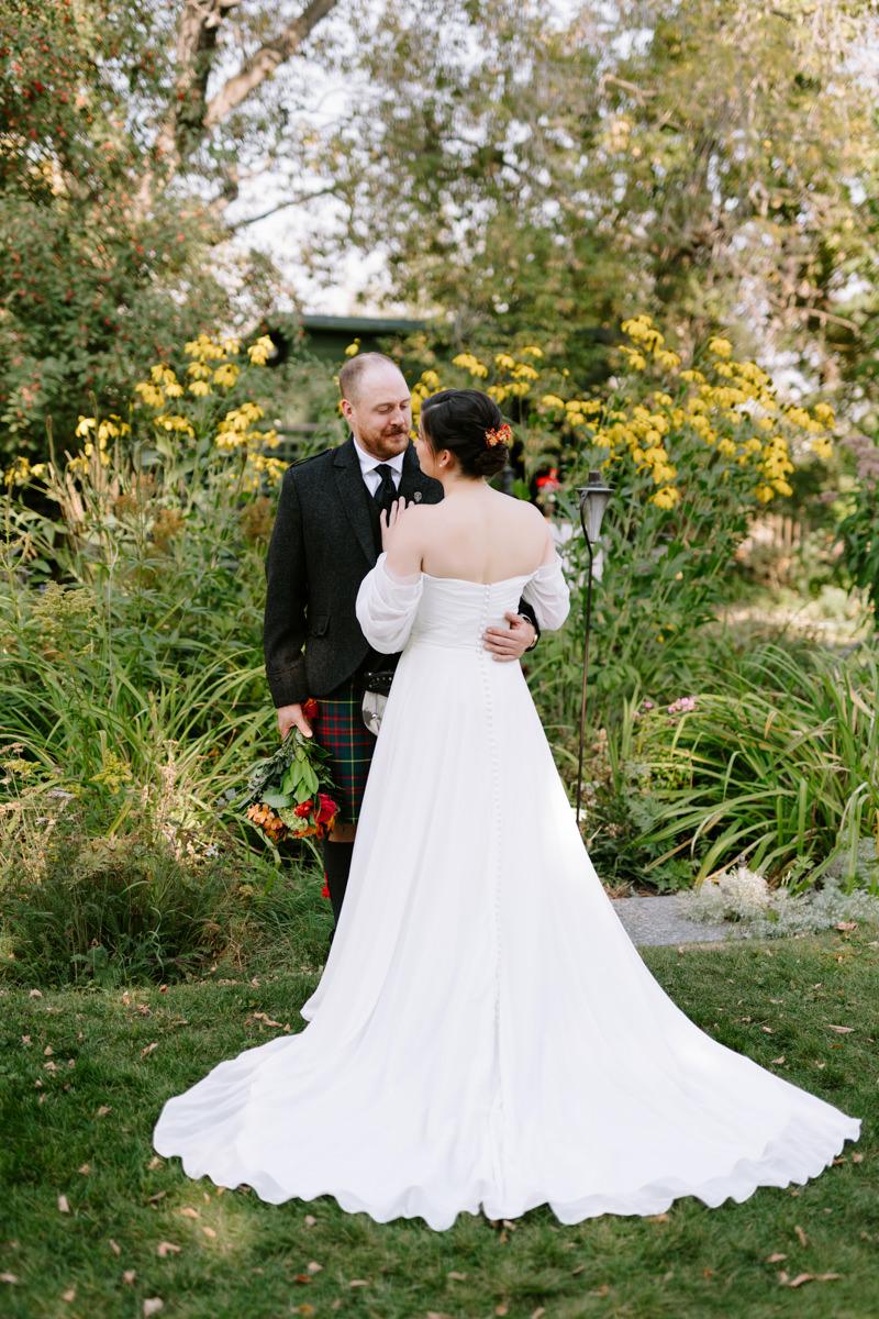 The Pebble and the Penguin — Nicole & Peter's Intimate Garden Wedding at Rouge