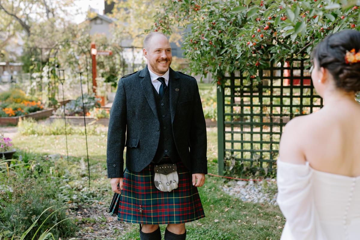 The Pebble and the Penguin — Nicole & Peter's Intimate Garden Wedding at Rouge