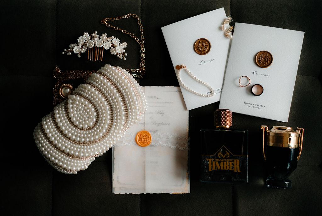 Pearls, Puns, and a Vintage Mercedes — Megan & Braelyn in Edmonton