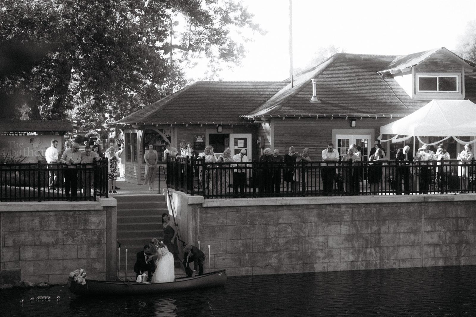 Featured Wedding: A Canoe, a Covered Bridge, and Build-Your-Own Sundaes