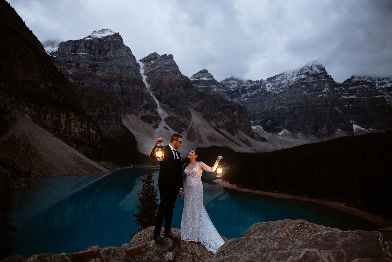 Featured Wedding | October 17, 2024 | Canmore & Moraine Lake, Alberta