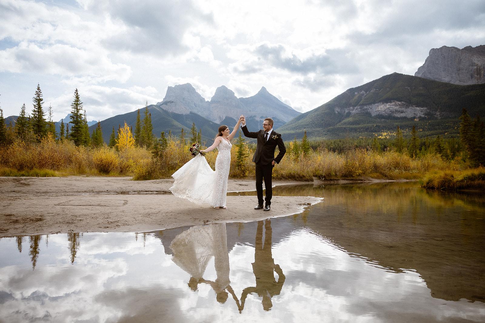 Featured Wedding | October 17, 2024 | Canmore & Moraine Lake, Alberta