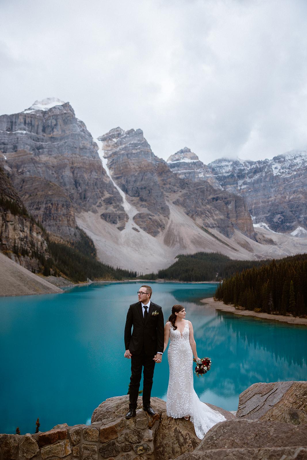 Featured Wedding | October 17, 2024 | Canmore & Moraine Lake, Alberta