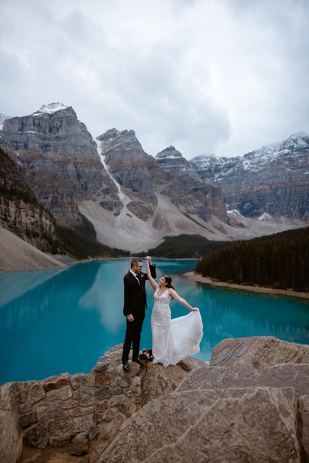 Featured Wedding | October 17, 2024 | Canmore & Moraine Lake, Alberta