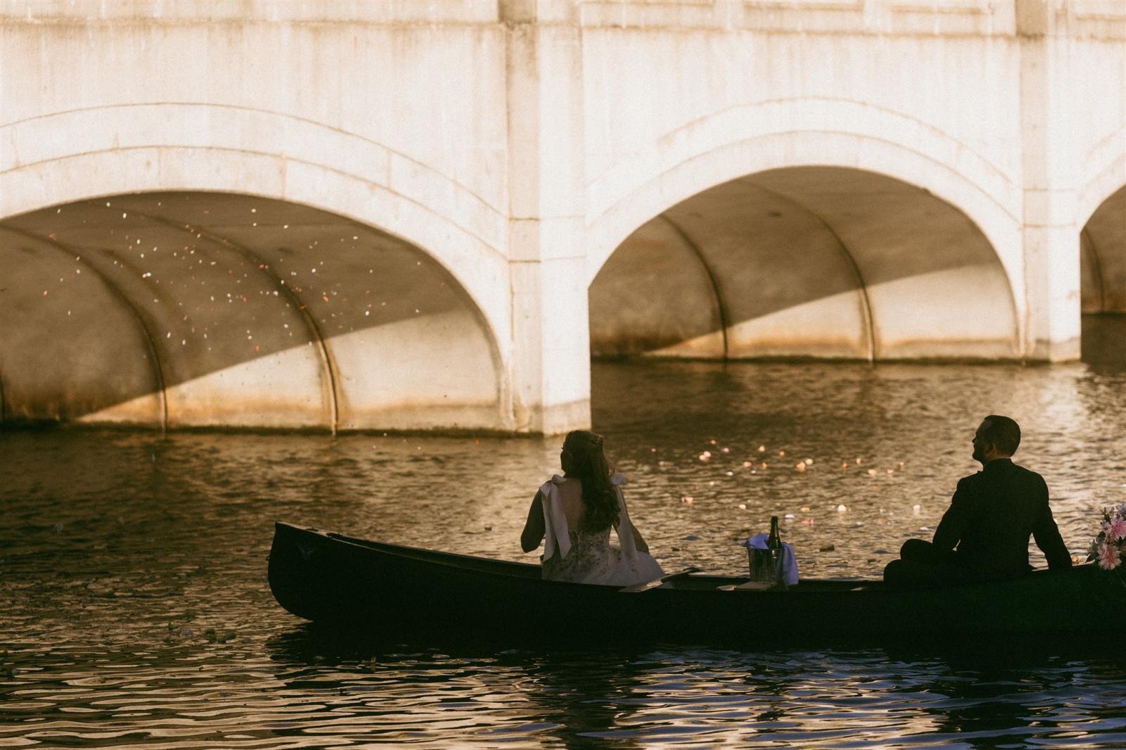 Featured Wedding: A Canoe, a Covered Bridge, and Build-Your-Own Sundaes