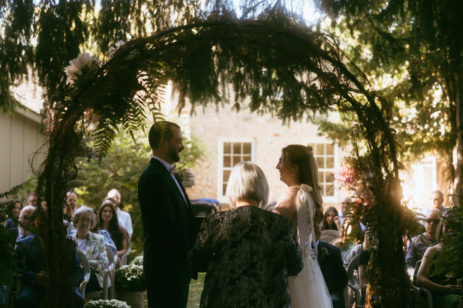 Featured Wedding: A Canoe, a Covered Bridge, and Build-Your-Own Sundaes