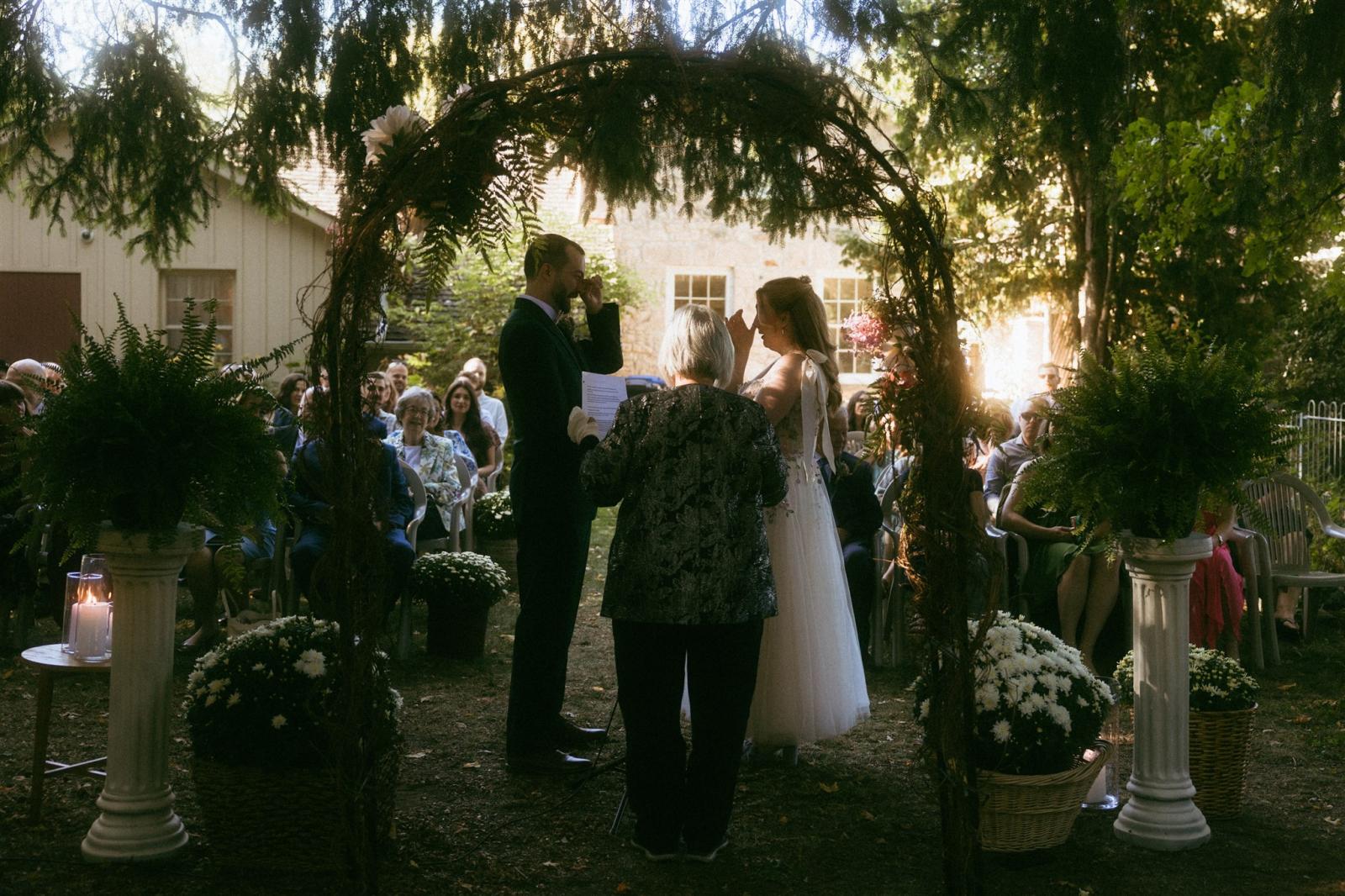 Featured Wedding: A Canoe, a Covered Bridge, and Build-Your-Own Sundaes