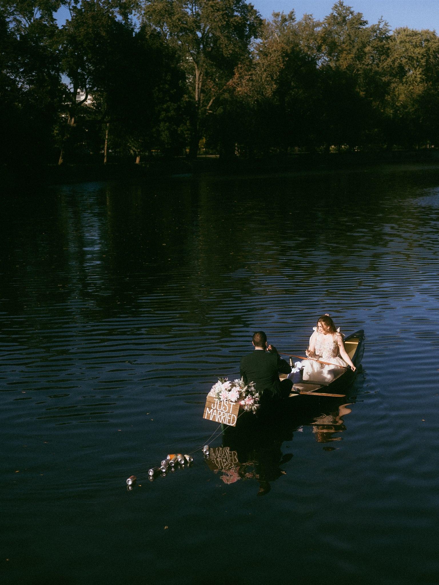 Featured Wedding: A Canoe, a Covered Bridge, and Build-Your-Own Sundaes